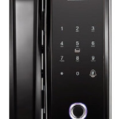 Cerradura ZKTeco GL300 - Biométrica - 100 Usuarios - Para Puertas de Vidrio - Ancho de Puerta de 8 a 13mm - GL300