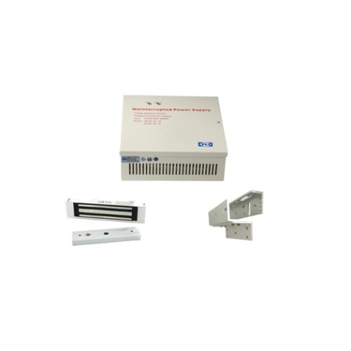 Kit de Contrachapa Magnética ZKTeco LM120YPAK con Gabinete YP902123 y Soporte ZL - LM1805 + YP902123 + LMB180ZL