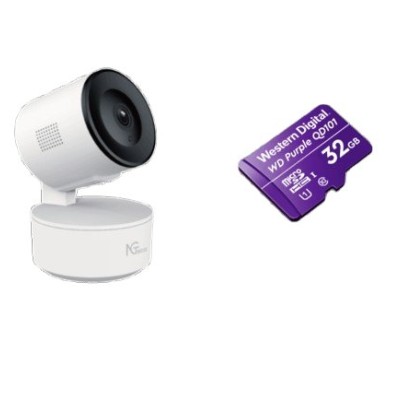 Cámara ZKTeco NGC2301PAK - PT - 3.6mm - IR 5M - Wi-Fi - Incluye Memoria Micro SD 32GB - NGTECO 2301 WITH SD CARD