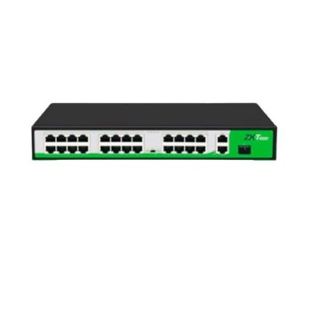 Switch ZKTeco PE242-300-C - 24 Puertos - Fast Ethernet - 1 SFP - PE242-300-C