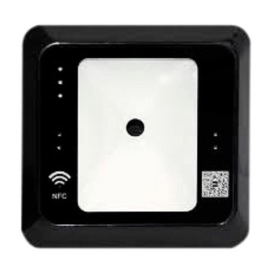 Lector de Tarjeta ZKTeco QR500 - Con Salida Wiegand - Distancia hasta 5 cm - Código QR/ MIFARE/ DESFire - Negro - QR500-B