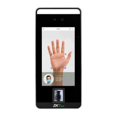 Control de Acceso ZKTeco SpeedFaceV5LPWIFI - Reconocimiento Facial - Lector de Palma/Huella Digital - Wi-Fi - SPEEDFACE-V5L P WIFI