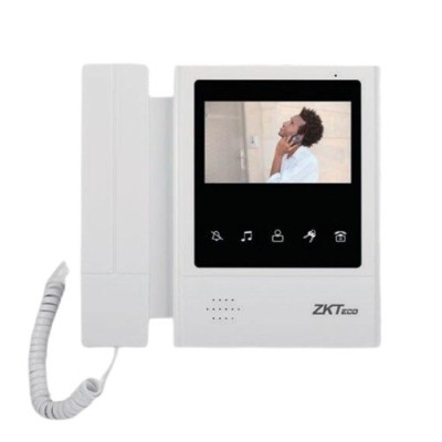 Monitor ZKTeco VDPIB4 - 4.3" - Para Videoportero Analógico - Conexión Mediante 4 Hilos - Botón de No Molestar - VDPI-B4