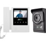 Kit de Videoportero Analógico ZKTeco VDP04B4 Kit - Monitor - 4.3" - Frente de Calle - 1MP - Función de Apertura de Puerta - VDPO4-B4 KIT