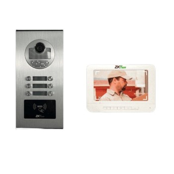 Paquete de Videoportero ZKTeco VE06A01PAQ7P - Videoportero VE06A01 - Monitor VDPIB3 - 7" - VE06A01PAQ7P