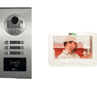 Paquete de Videoportero ZKTeco VE06A01PAQ7P - Videoportero VE06A01 - Monitor VDPIB3 - 7" - VE06A01PAQ7P