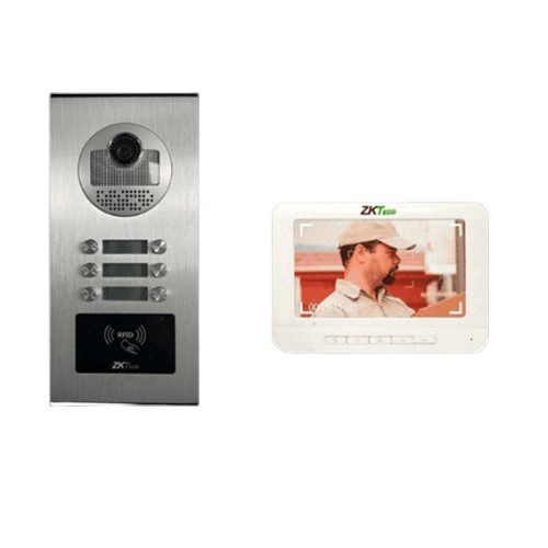 Videoportero ZKTeco con Monitor 7 Pulgadas - Paquete Completo VE06A01PAQ7P
