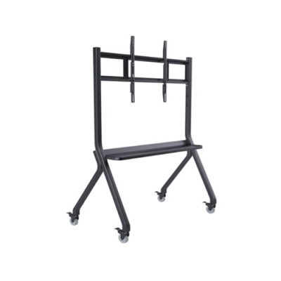 Soporte de Piso ZKTeco ZKIWBA01B - 65" - 86" - Soporta 100 kg - Móvil - Para Pantalla Interactiva - ZK-IWBA01B