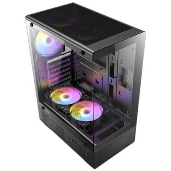 Gabinete Antec VCX300 ARGB, Mid-Tower, ATX, (No Incluye Fuente de Poder), Color Negro.