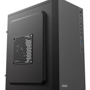 Gabinete Antec ST10M, Mini-Tower, Micro-ATX/Mini-ITX, USB 2.0/3.0, sin Fuente, 1 Ventilador Instalado, Negro