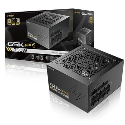 Fuente de Poder Antec GSK750 80 PLUS Gold ATX, Modular, 24-pin ATX, 12VHPWR, 120mm, 750W