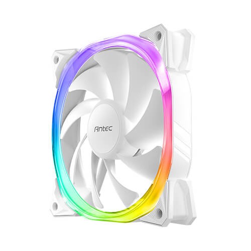 Ventilador Antec Fusion ARGB, 120mm, 2000RPM, ARGB, Blanco