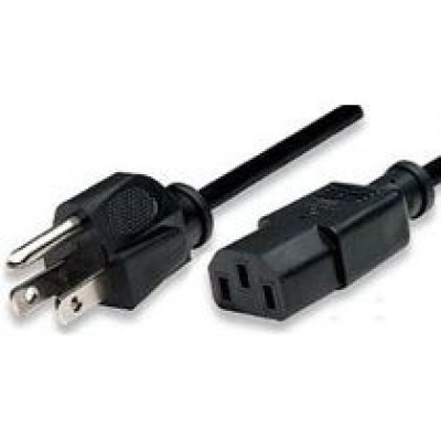BRobotix Cable de Poder de CPU a Pared, 1.8 Metros, Negro