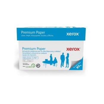 Xerox Papel Bond Premium 75 g/m², 5000 Hojas de Tamaño Carta, Blancura 97% Xerox Papel Bond Premium 75 g/m², 5000 Hojas de Tamaño Carta, Blancura 97%