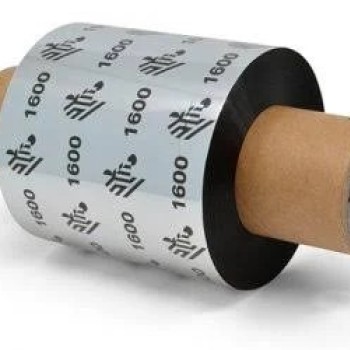 Cinta Zebra Ribbon con Cera Wax 1600 - 64mm x 300m Modelo 01600GT06430