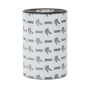 Cinta Zebra Ribbon 2000 Standard Wax, Transferencia Térmica, 110mm x 300m, 24 Piezas Cinta Zebra Ribbon 2000 Standard Wax, Transferencia Térmica, 110mm x 300m, 24 Piezas