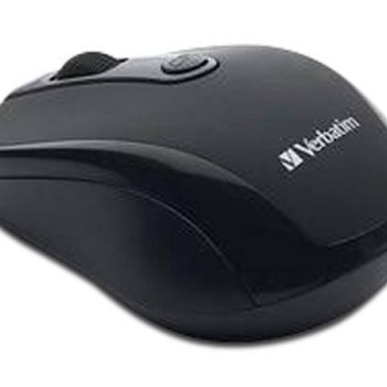 Mini Mouse Óptico alámbrico Verbatim, USB. Color Negro.