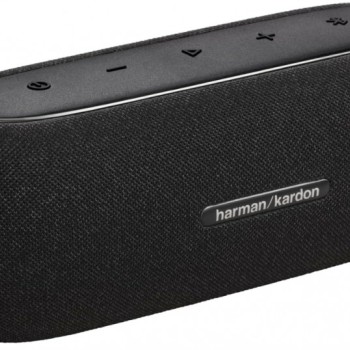 Harman Kardon Bocina Portátil Luna, Bluetooth, Inalámbrico, USB-C, 40W, Negro - Resistente a Polvo/Agua