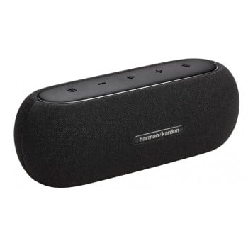Harman Kardon Bocina Portátil Luna, Bluetooth, Inalámbrico, USB-C, 40W, Negro - Resistente a Polvo/Agua