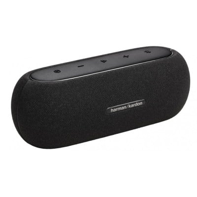 Harman Kardon Bocina Portátil Luna, Bluetooth, Inalámbrico, USB-C, 40W, Negro - Resistente a Polvo/Agua