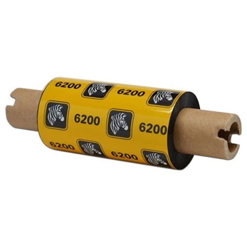 Cinta de Transferencia Térmica Zebra Ribbon 06200GS06407, 2.52 pulgadasx 244 pulgadas, núcleo de 0.5 pulgadas