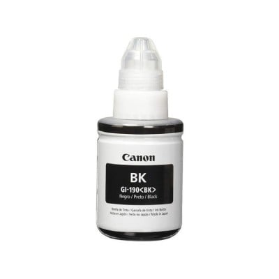 Tanque de Tinta Canon GI-190 Negro, 70ml, 6.000 Páginas