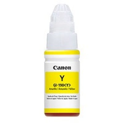 Tinta Canon GI-190 Amarillo para Impresoras Pixma G1100 G2100 G3100 - CAN-0670C001AA