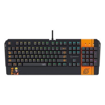 Teclado Mecánico CHECKPOINT NA-KX500-NJ, Red Switches, USB. Color Negro. (Versión Naruto).