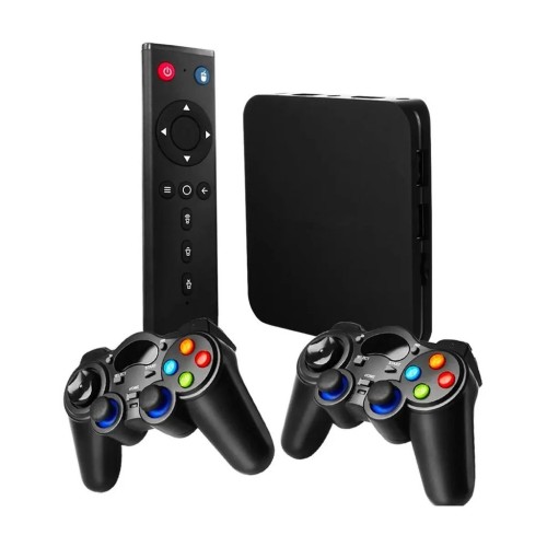 Consola TV Gamebox Player AION 0702735762245 - 38, 000 Juegos - 2 Controles - 2GB - 64GB - Android 9.1 - HDMI