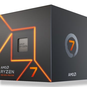 Procesador AMD Ryzen 7 7700 con AMD Radeon Graphics, Socket AM5, 5GHz, 8 Núcleos, 32MB Caché - Incluye Disipador