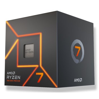 Procesador AMD Ryzen 7 7700 con AMD Radeon Graphics, Socket AM5, 5GHz, 8 Núcleos, 32MB Caché - Incluye Disipador