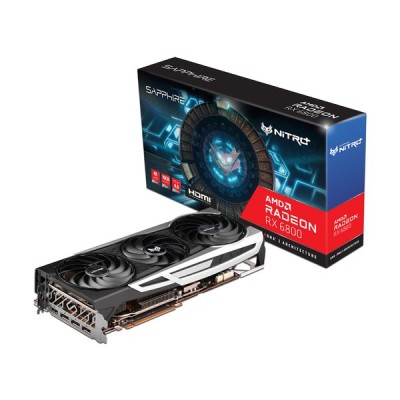 Tarjeta de Video AMD Radeon RX 6800 SAPPHIRE NITRO+ 16GB, 16GB GDDR6, 1xHDMI 2.0, 3xDisplayPort 1.4, PCI Express 4.0.