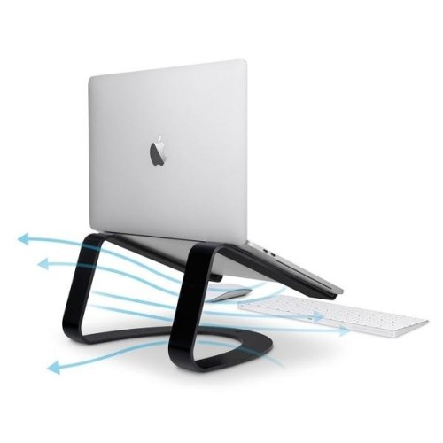 TwelveSouth Base Curve para MacBook, Negro