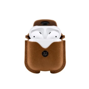 Twelve South Funda AirSnap para AirPods, Café