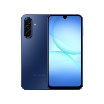 Smartphone Samsung Galaxy A17 5G: Procesador Octa-Core (hasta 2.4 GHz), Memoria RAM de 6GB, Almacenamiento de 128GB, Pantalla LED Multi-Touch de 6.7" FHD+, Bluetooth 5.3, Wi-Fi, 5G, Cámara principal de 50MP, Android 15. Color Azul.
