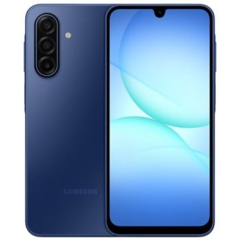 Smartphone Samsung Galaxy A17 5G Procesador Octa-Core (hasta 2.4 GHz), Memoria RAM de 8GB, Almacenamiento de 256GB, Pantalla LED Multi-Touch de 6.7" FHD+, Bluetooth 5.3, Wi-Fi, 5G, Cámara principal de 50MP, Android 15. Color Azul.