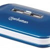 Hub USB Manhattan 7 Puertos USB 3.2 Gen 1 con Fuente Externa Modelo 161039