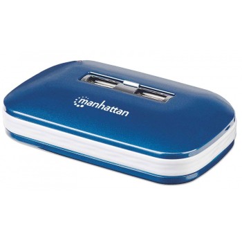 Hub USB Manhattan 7 Puertos USB 3.2 Gen 1 con Fuente Externa Modelo 161039
