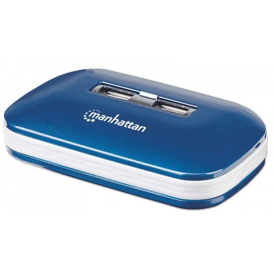 Hub USB Manhattan 7 Puertos USB 3.2 Gen 1 con Fuente Externa Modelo 161039