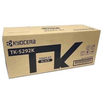 Cartucho de Tóner Kyocera TK5292K, Negro, Modelo: 1T02TX0US0.