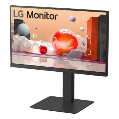 Monitor LG 24 Pulgadas Full HD IPS con USB-C, Altavoces y Soporte Ajustable - 24BA750-B.AWM