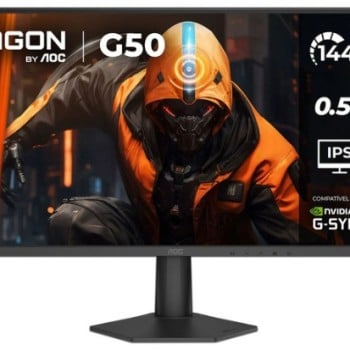 Monitor Gamer AOC 24G50F LCD 23.8", 1920x1080 Full HD, 144Hz, HDMI/DisplayPort, Negro.