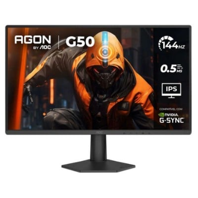 Monitor Gamer AOC 24G50F LCD 23.8", 1920x1080 Full HD, 144Hz, HDMI/DisplayPort, Negro.