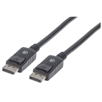 Cable DisplayPort Manhattan Macho a Macho 1m Negro 4K Ultra HD Modelo 306935 Cable DisplayPort Manhattan Macho a Macho 1m Negro 4K Ultra HD Modelo 306935