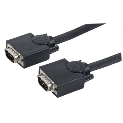 Cable VGA Manhattan HD15 Macho a Macho 15 Metros - Modelo 313629