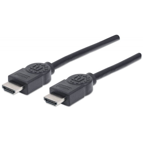Cable De Video Hdmi Manhattan, Hdmi A Hdmi (M-M), 5M, Color Negro. - IC-323239
