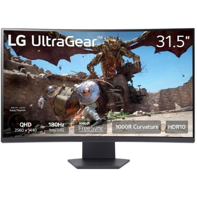 Monitor Gamer LG 31.5 Pulgadas QHD Curvo Modelo 32GS60QC