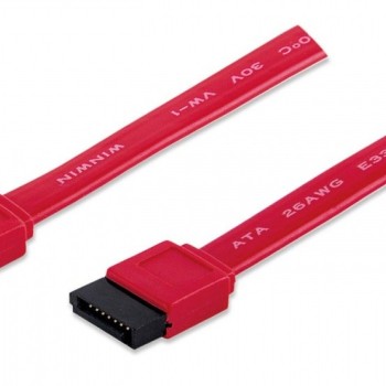 Cable SATA Manhattan 7 Pines 50cm Rojo SATA III 6 Gbit/s Modelo 340700