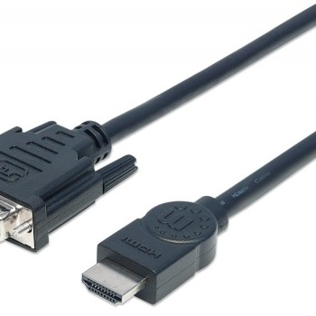 Adaptador HDMI a DVI-D Manhattan 3 Metros - Modelo 372510