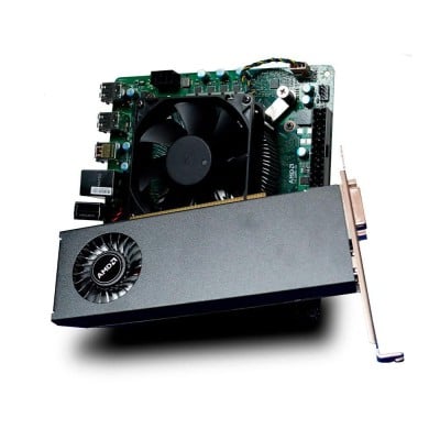 Kit PC AMD Cardinal M-ITX con Procesador 4700S 8 Cores, 16GB RAM y Tarjeta Radeon 550 2GB